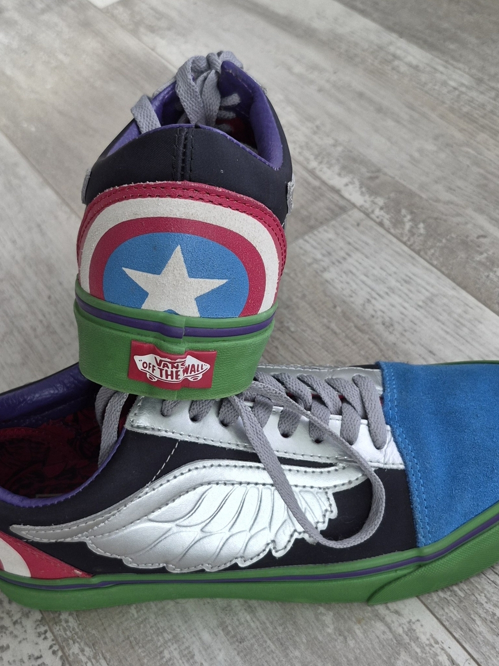 Vans x Marvel Old Skool "What The Adventures" Shoes Mens 7 Womens 8.5